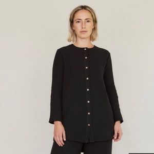 Sister Katie sally button up shirt - black XS
